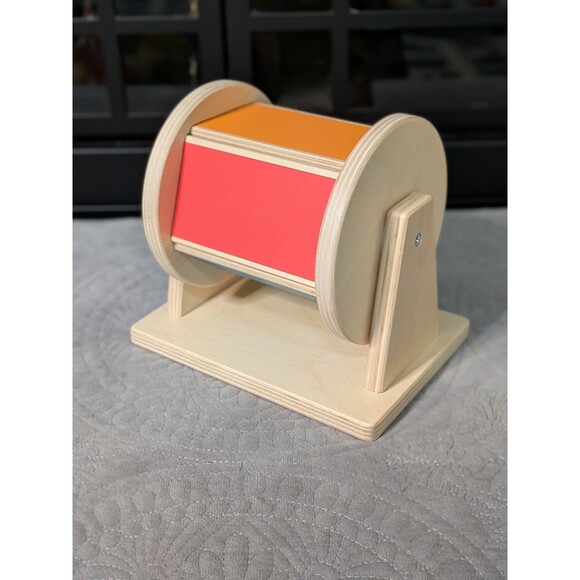 Lovevery Wood Spinning Rainbow with Ball Sound 5-6 Months+ Baby Sensory Toy - Picture 2 of 3